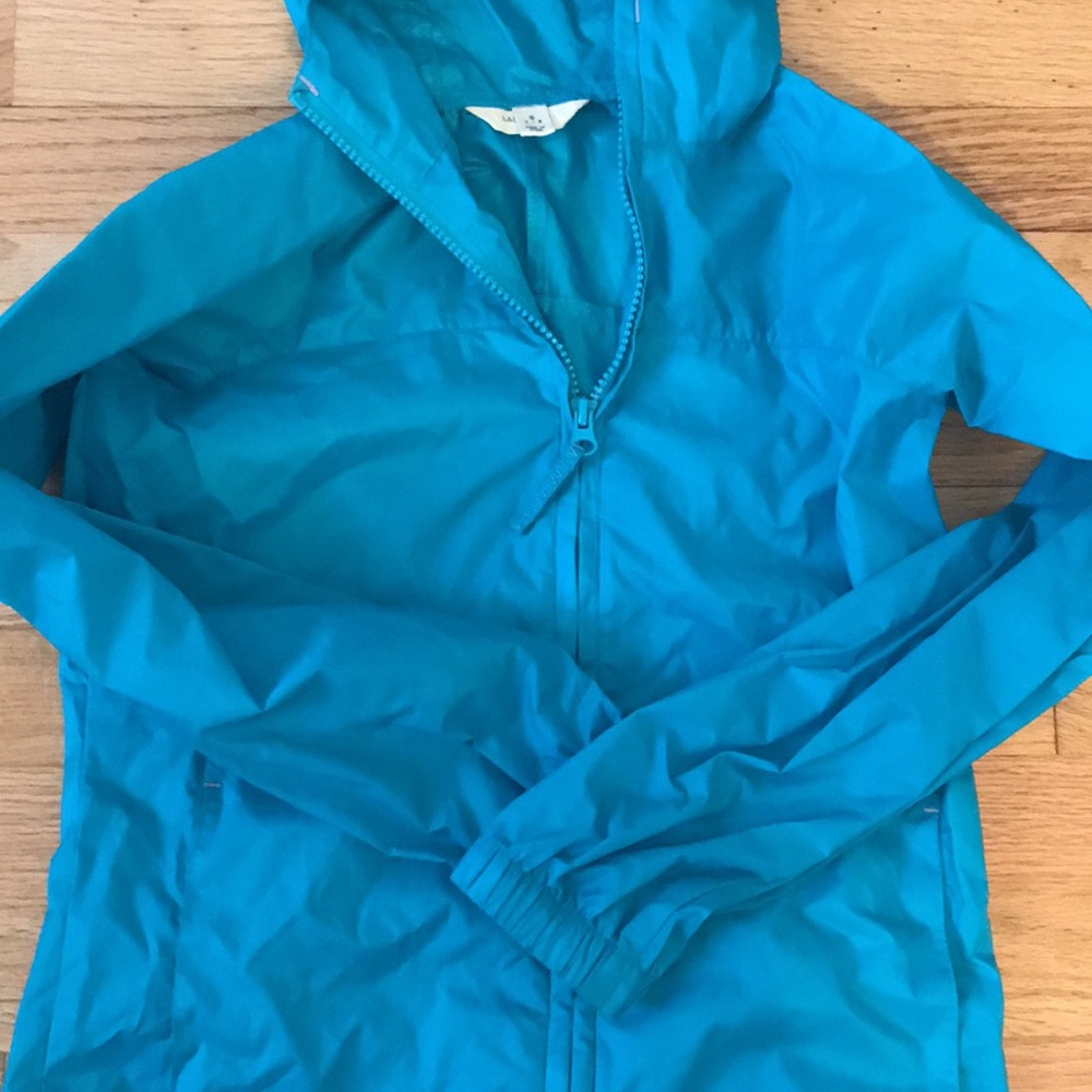 Lands end hooded rain jacket
